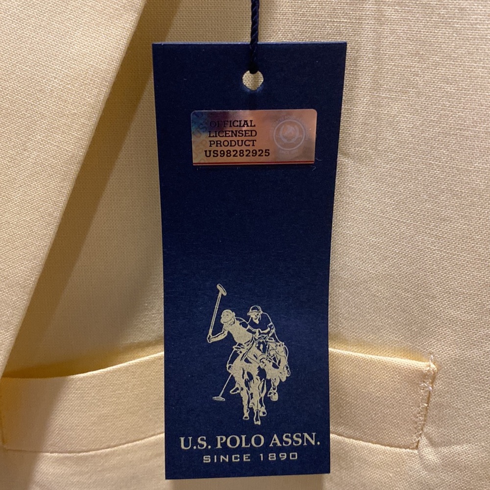US POLO ASSN MENS NWT YELLOW JACKET 42 L - Picture 3 of 14
